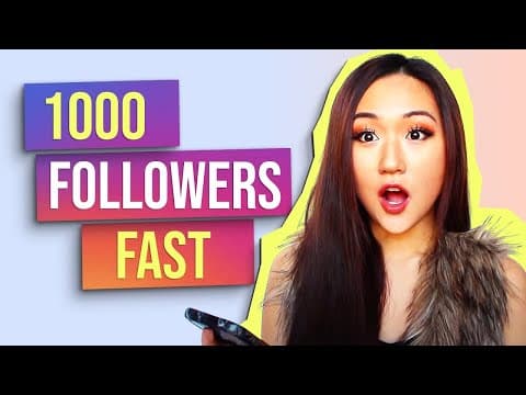 How to Gain 1000 Instagram Followers Organically thumbnail
