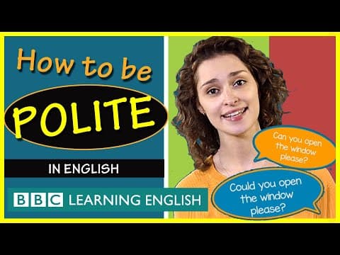 How to be Polite in English - | Top Tips for Language Learners! thumbnail