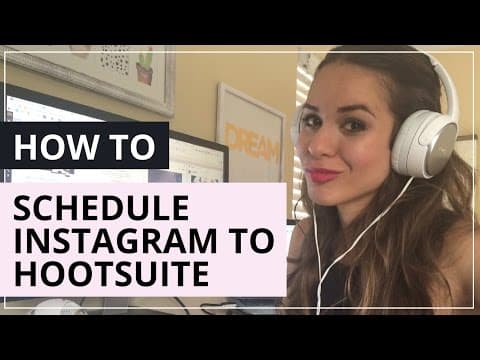 How to Schedule Instagram Posts Using Hootsuite thumbnail