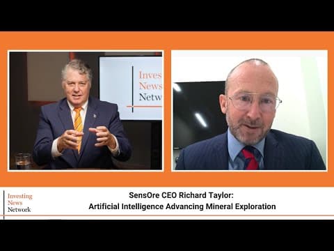 SensOre CEO Richard Taylor: Artificial Intelligence Advancing Mineral Exploration thumbnail