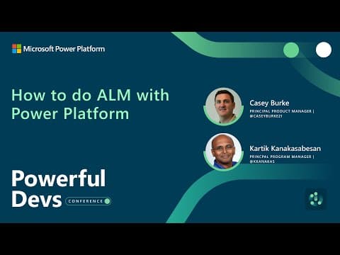 How to do ALM with Power Platform thumbnail