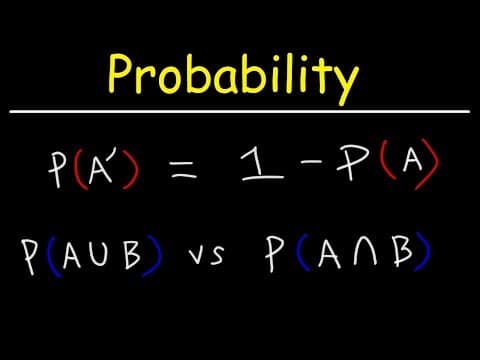 Probability of Complementary Events & Sample Space thumbnail