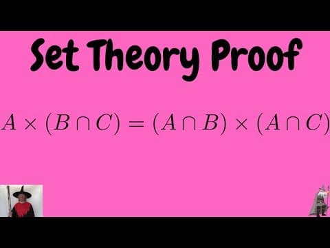 What Is the Proof of A x (B ∩ C) = (A x B) ∩ (A x C)? thumbnail