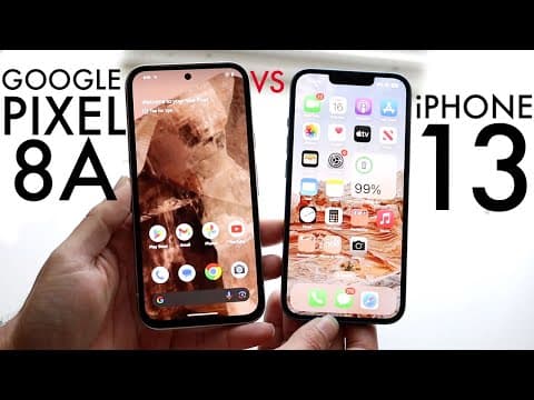 Google Pixel 8A Vs iPhone 13! (Comparison) (Review) thumbnail