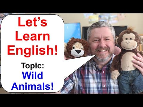Let's Learn English! Topic: Wild Animals thumbnail