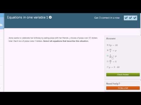 Constructing and solving equations in the real world 1 exercise thumbnail