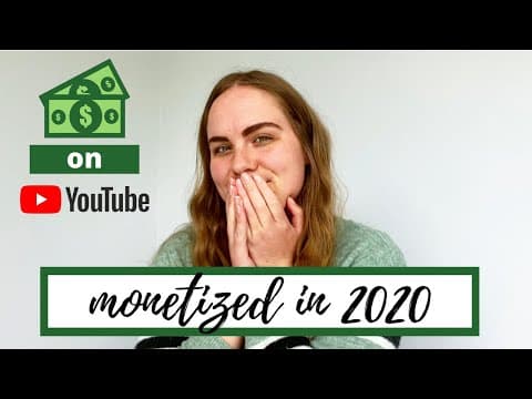 How to Get Monetized On YouTube in 2020, how much I've earned so far & fast monetization review hack thumbnail