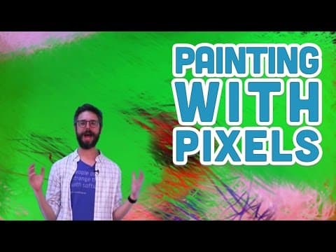 11.6: Painting with Pixels - p5.js Tutorial thumbnail