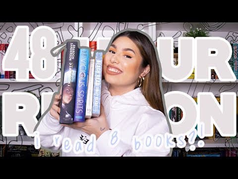 reading 8 books in 48 HOURS 🧛🏻♀️ 48 hour readathon vlog (my favorite one yet!) thumbnail