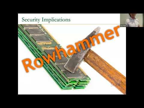 Stanford Seminar - RowHammer, RowPress and Beyond: Can We Be Free of Bitflips (Soon)? thumbnail