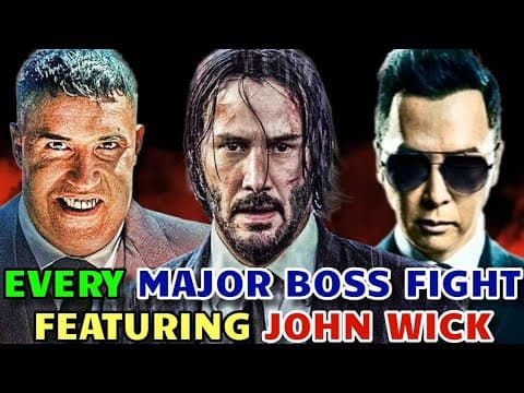 Every Major Boss Fight of John Wick Franchise– Explored - His Most Brutal And Vicious Battles! thumbnail