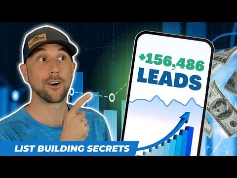 How I Grew My List By 156,486 Leads In 2023 📈 thumbnail