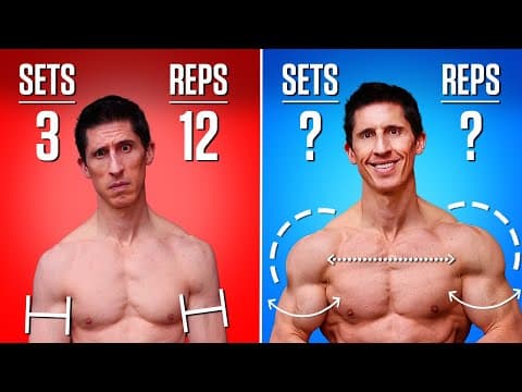 Stop Doing "3 Sets of 12" To Build Muscle (I'M BEGGING YOU!) thumbnail