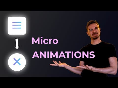 Awesome Micro Animations With Figma Tutorial thumbnail
