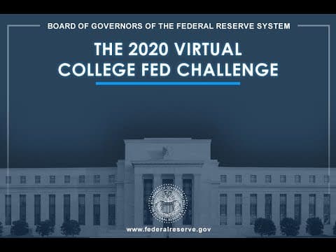 College Fed Challenge Winning Presentation 2020: Dartmouth thumbnail