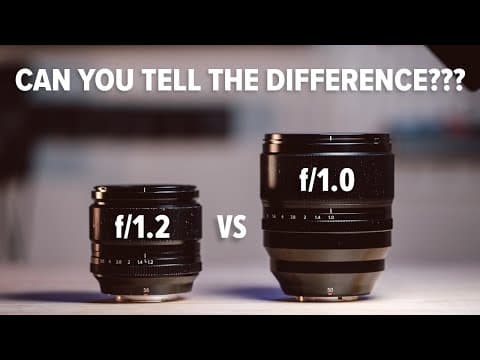 Fujifilm 50mm f1.0 vs 56mm f1.2 - Can YOU tell the difference?! Best Fuji Wedding Gear thumbnail