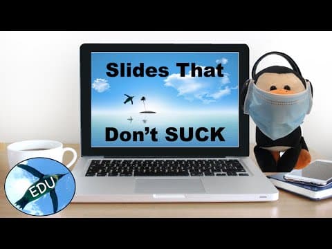 Slides that Don't Suck: Presentation Strategies for Zoom and Video thumbnail