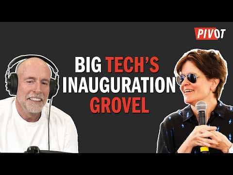 Big Tech CEOs Kiss the Ring at Donald Trump’s Inauguration | Pivot thumbnail