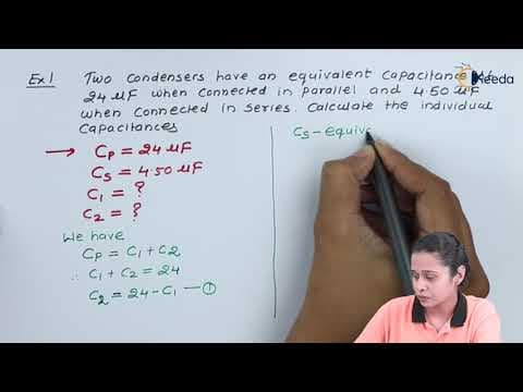 How to Calculate Individual Capacitance of Two Capacitors thumbnail