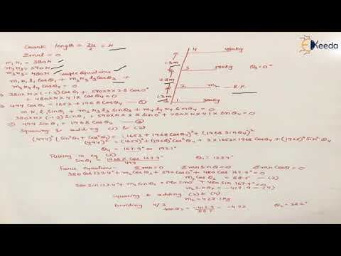 Balancing of Inline Engines Numericals - Balancing in Dynamics of Machinery - Dynamics of Machinery thumbnail