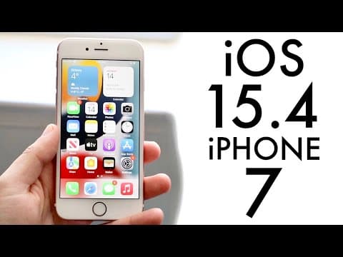 iOS 15.4 On iPhone 7! (Review) thumbnail