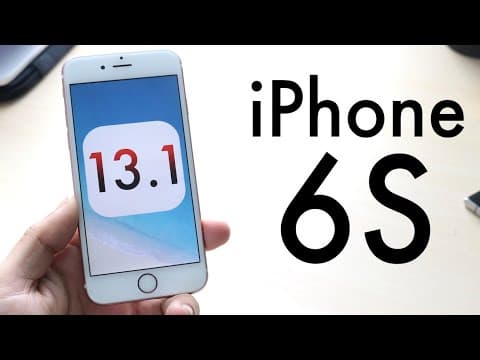 iOS 13.1 BETA On iPhone 6S! (Review) thumbnail
