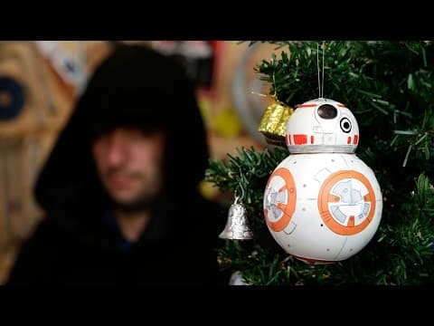 Bola de NATAL do BB-8, o Robô do Star Wars thumbnail