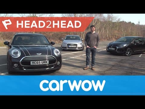 MINI vs Audi A1 vs DS 3 (Citroen) Hatchback 2016 review | Head2Head thumbnail