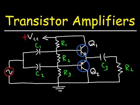 Transistor Amplifiers - Class A, AB, B, & C Circuits thumbnail