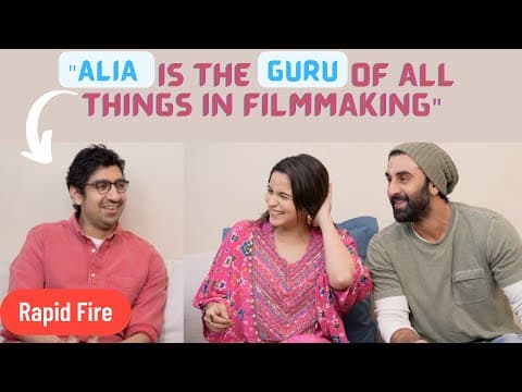 Alia Bhatt, Ranbir Kapoor & Ayan Mukerji’s BLOCKBUSTER Rapid Fire on Brahmastra, each other & more thumbnail