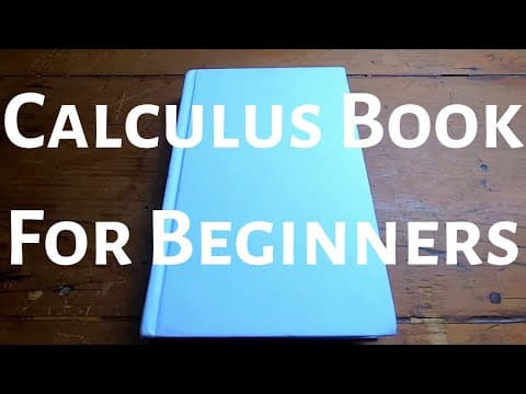Calculus Book for Beginners thumbnail