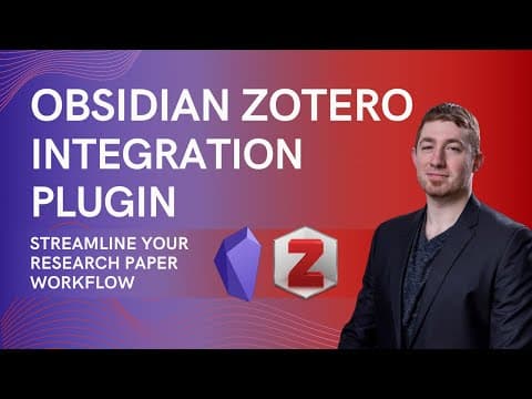 Obsidian Zotero Integration Plugin | Streamline Your Research Paper Workflow 📝️ thumbnail