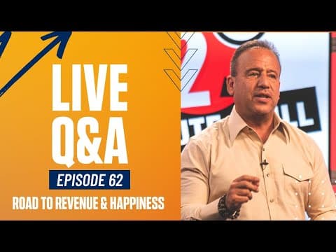 How Can Entrepreneurs Achieve Revenue and Happiness? Live Q&A with David Meltzer | Road to Revenue and Happiness #62 thumbnail