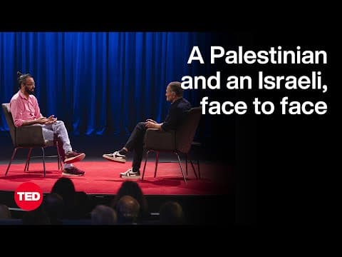 A Palestinian and an Israeli, Face to Face | Aziz Abu Sarah and Maoz Inon | TED thumbnail