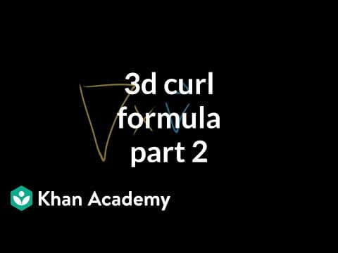 3d curl formula, part 2 thumbnail