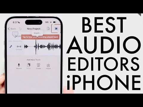 What Are the Best Audio Editing Apps for iPhone in 2024? thumbnail