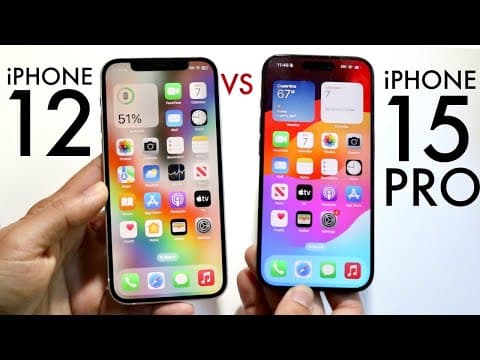 iPhone 15 Pro Vs iPhone 12! (Comparison) (Review) thumbnail