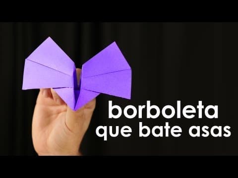 Como fazer uma borboleta de origami que bate asas thumbnail
