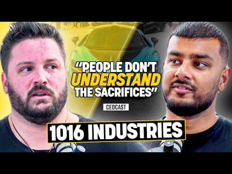 1016 INDUSTRIES: I Made My MULTI MILLION Dollar Business In 5 Years | CEOCAST EP. 119 thumbnail