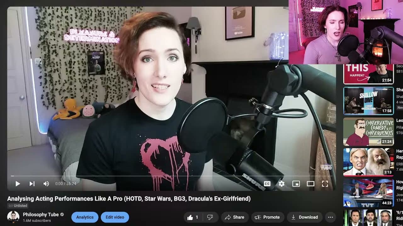 YouTube video player