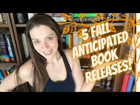 5 FALL ANTICIPATED BOOK RELEASES [Fantasy, Sci-fi, & Thriller]!!! thumbnail