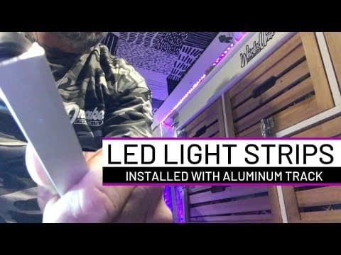 Installing LED LIGHT STRIPS In My Conversion Van | VAN LIFE thumbnail