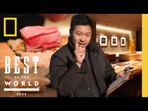 Eat the Top 15 Most Mind-Blowing Sushi with Lucas Sin in Tokyo's Best Omakase | Best of the World thumbnail