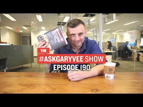 #AskGaryVee Episode 190: The #AskGaryVee Book Launch thumbnail