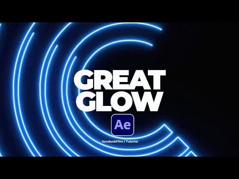 How to Create Neon Glow Effects in After Effects thumbnail