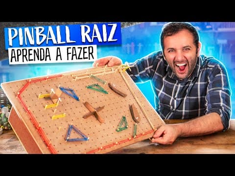 Como fazer um pinball com papelão e elásticos? thumbnail