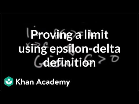 Understanding the Epsilon-Delta Definition of Limits thumbnail