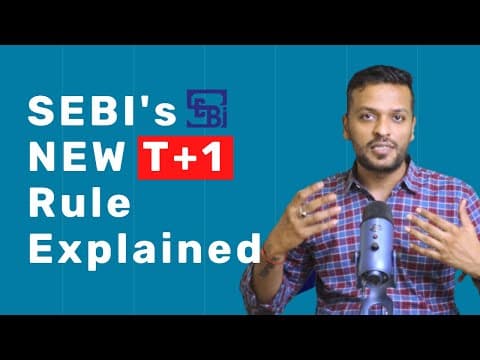 SEBI Introduces T+1 Settlement Cycle From Jan 1 | T+2 Settlement by SEBI | New T+1 Rule thumbnail