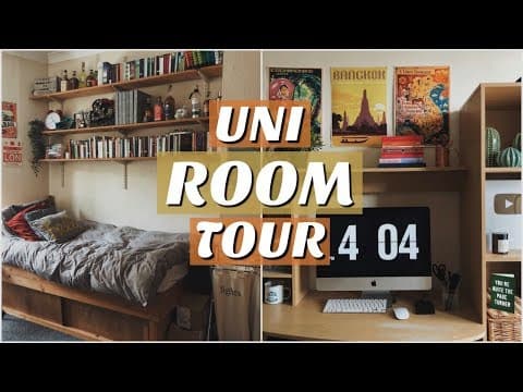 uk university room tour (durham uni student house) thumbnail