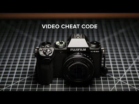 The Cheat Code to Video for Photographers (Fujifilm XS20, X100VI, XT5) thumbnail